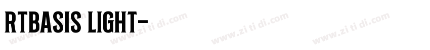RTBasis Light字体转换